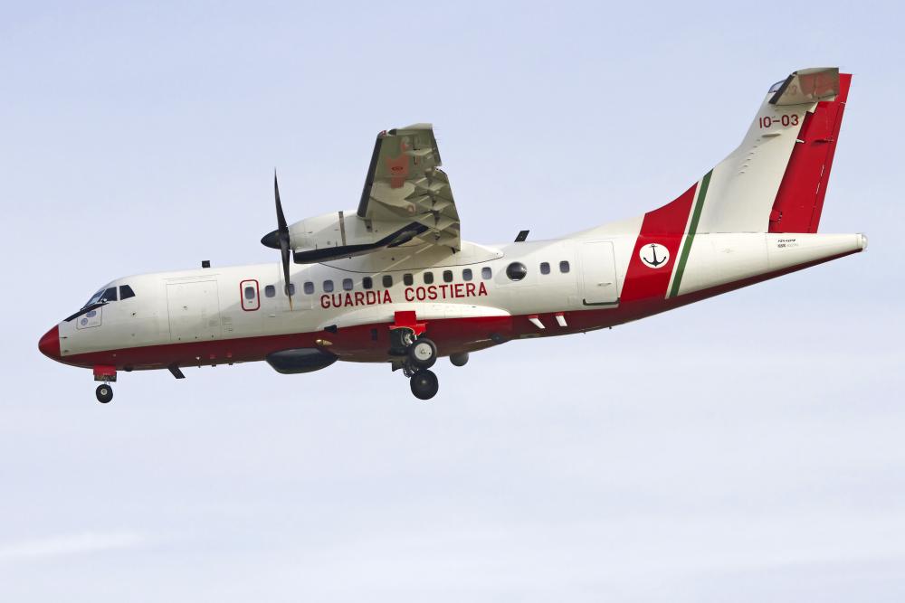 Italian Coast Guard Atr-42 Wall Decal - Vibrant Decor for Any Space