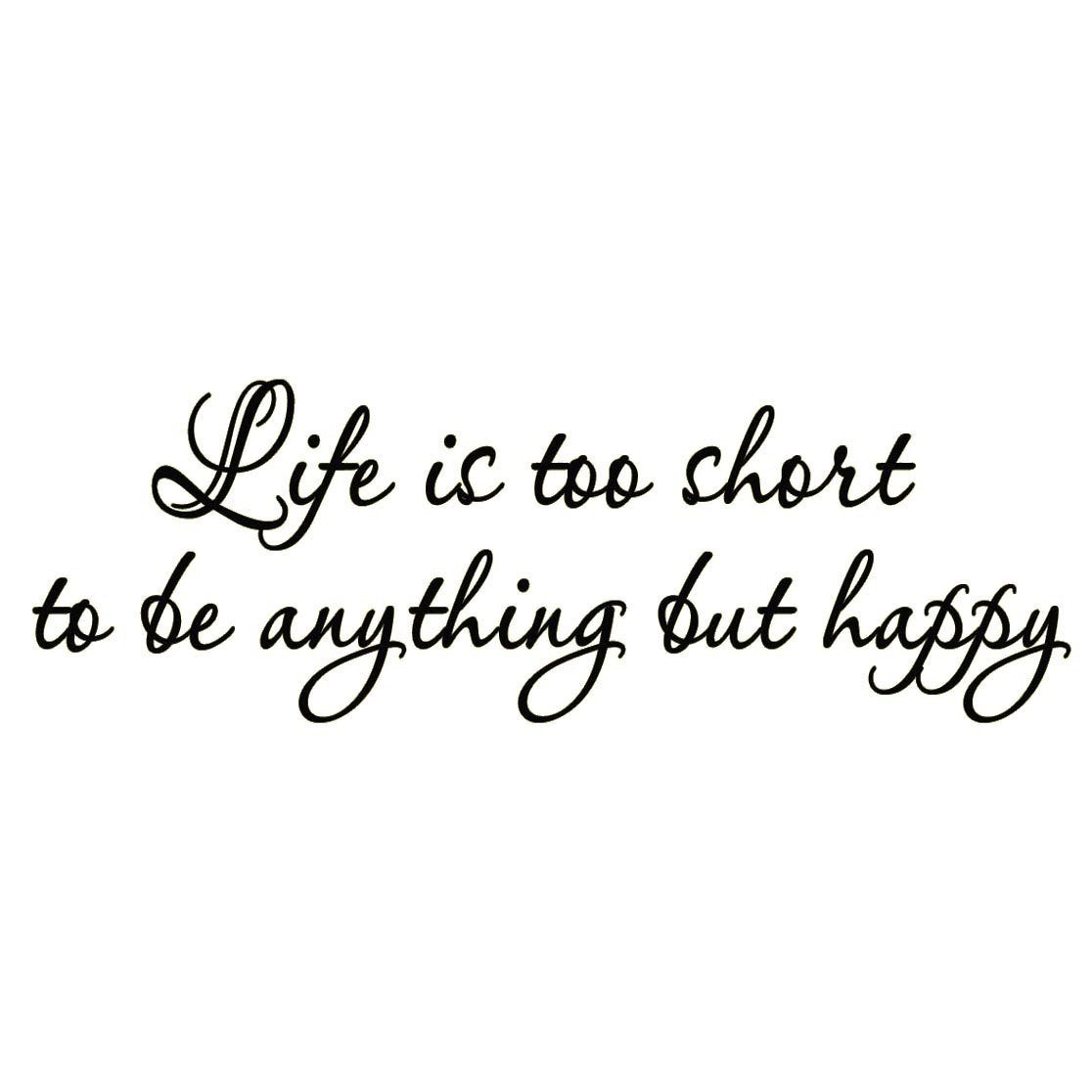 Happy Life Wall Decal - Add Joy to Your Space