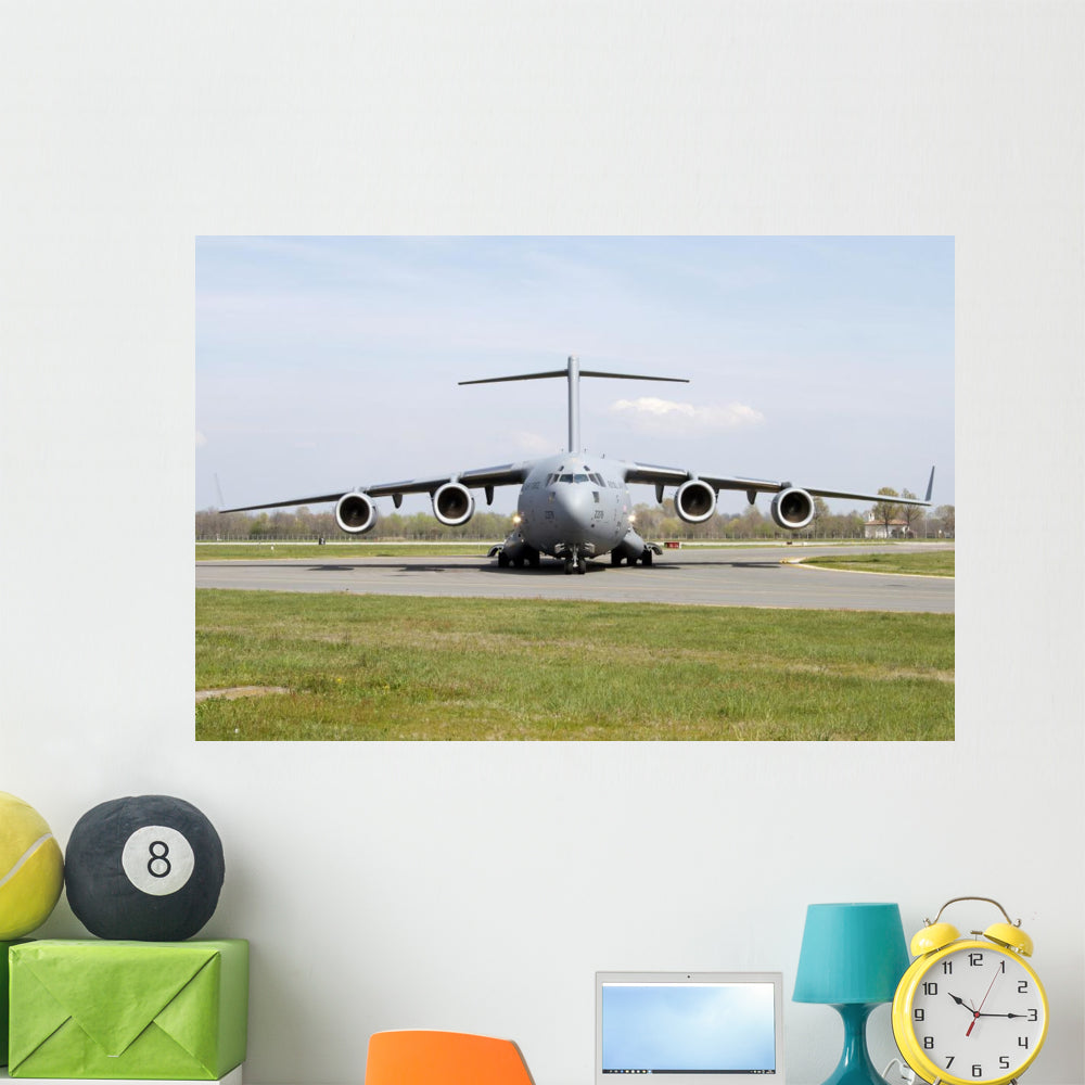 Boeing C-17 Globemaster III Wall Decal - Large Aircraft Art for Home and Office