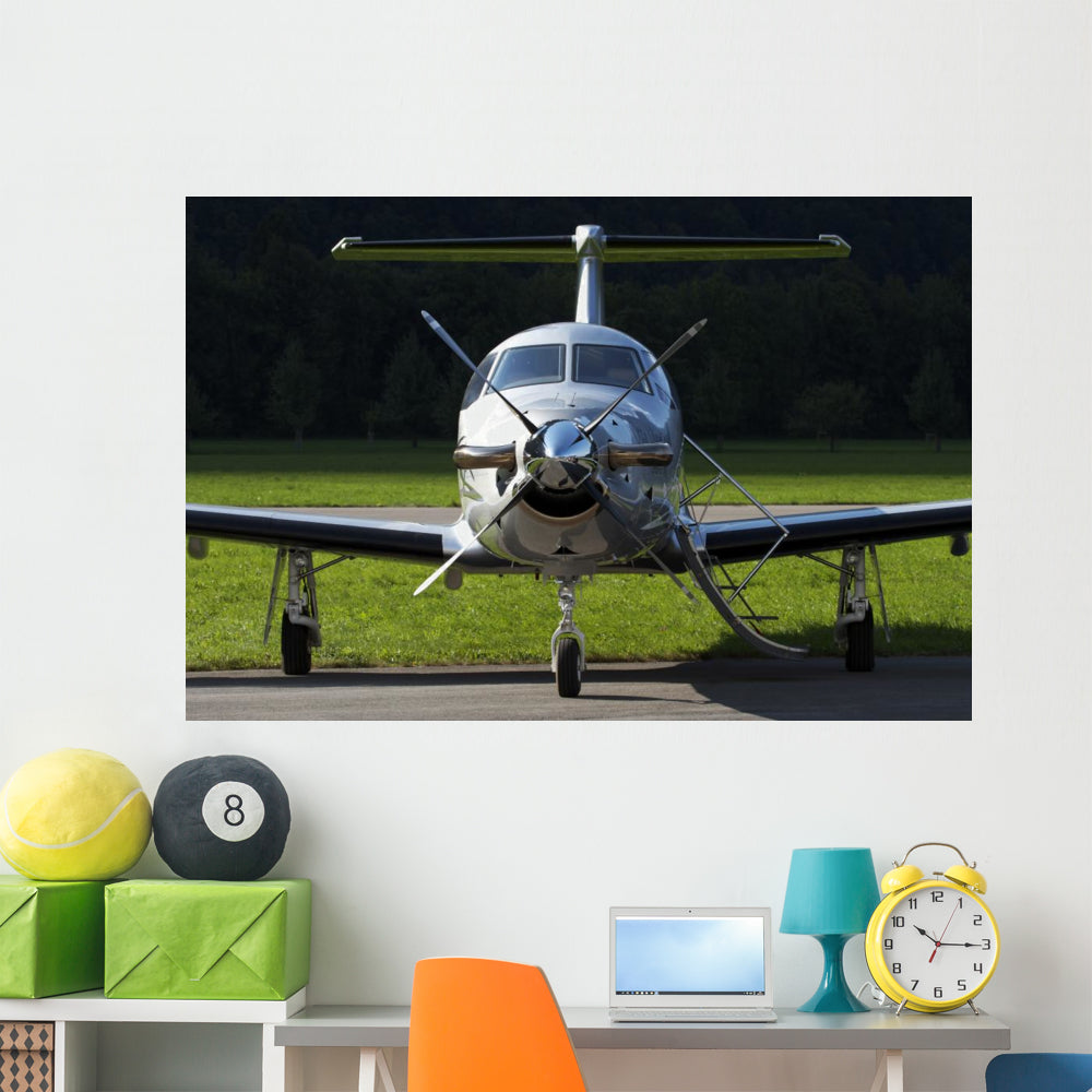 Pilatus PC-12 Private Jet Wall Decal - High-Quality Vinyl Art