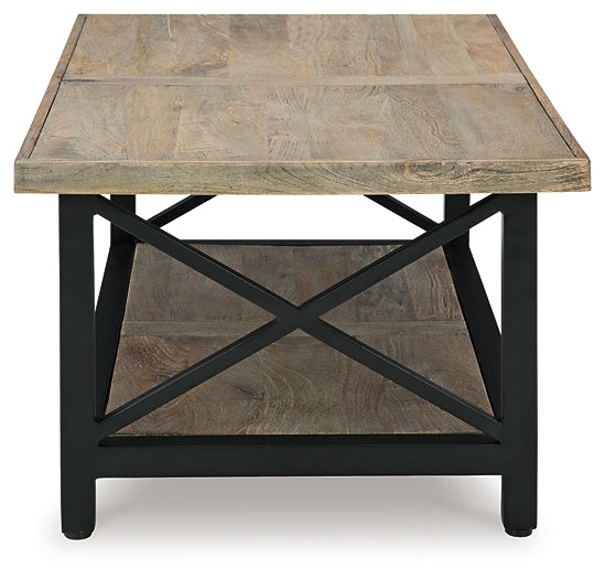 Rustic Urban Contemporary Coffee Table with Storage