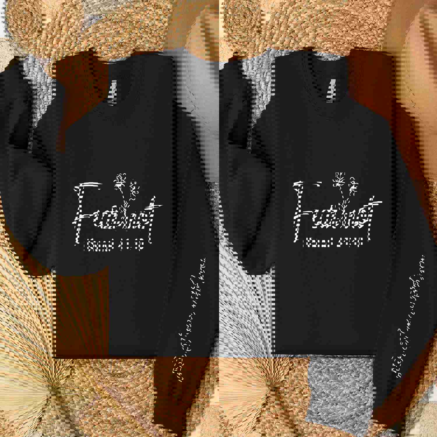 Courageous Faith Isaiah 41:10 Unisex Sweatshirt