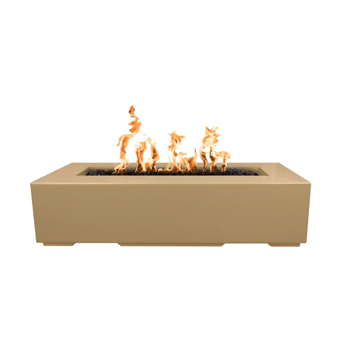 The Outdoor Plus Regal Rectangle Fire Pit with Electronic Ignition