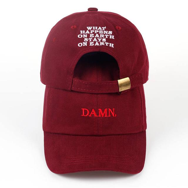 Kendrick Lamar DAMN. Embroidered Baseball Cap