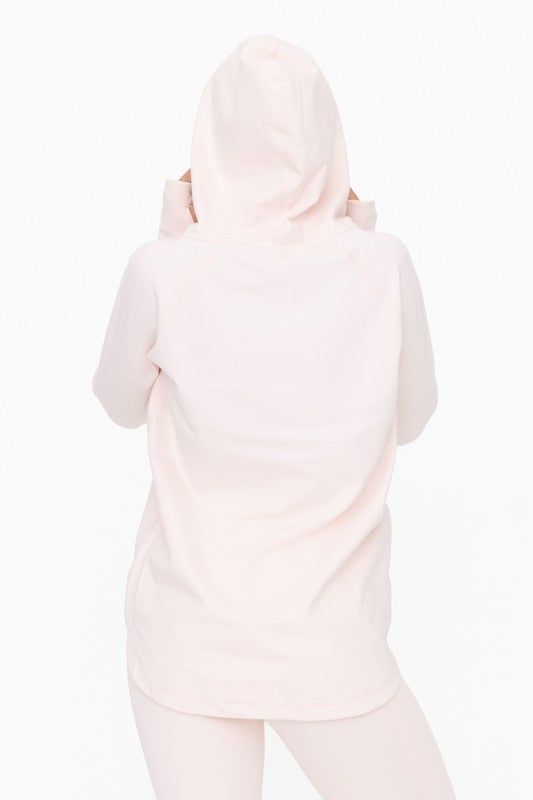 Eco-Friendly Active Hoodie with Stretch and Thumbholes