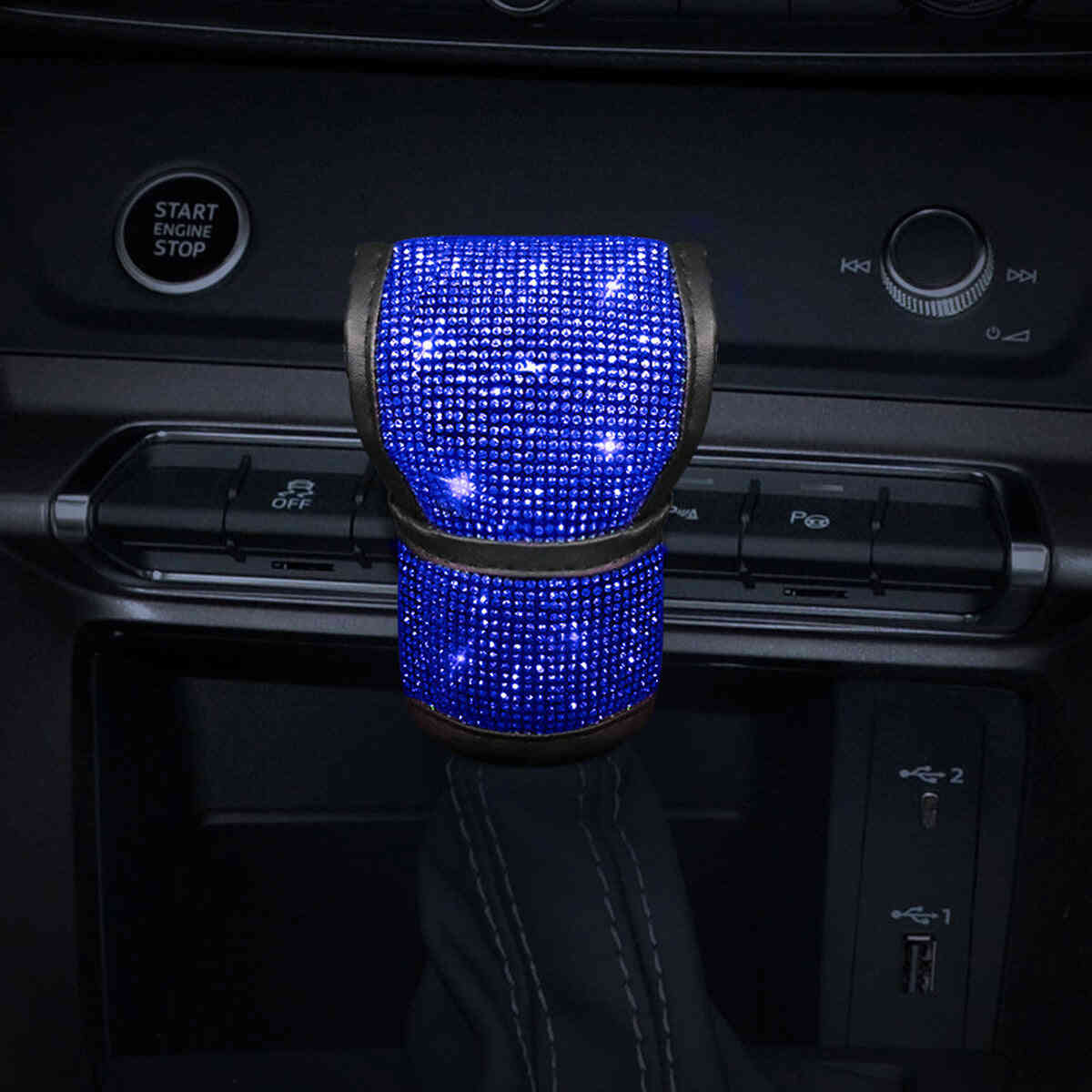 Luxury Sparkling Diamond Car Steering Wheel Cover