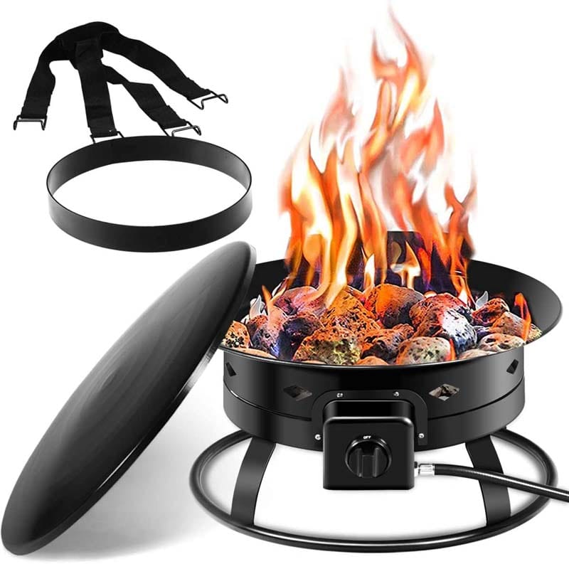 Portable Propane Gas Fire Pit for Outdoor Adventures