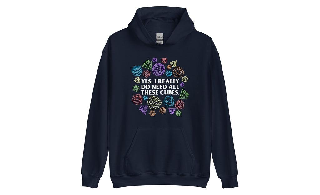 Cozy Rubik's Cube Themed Hoodie - Comfortable & Stylish for Puzzle Enthusiasts