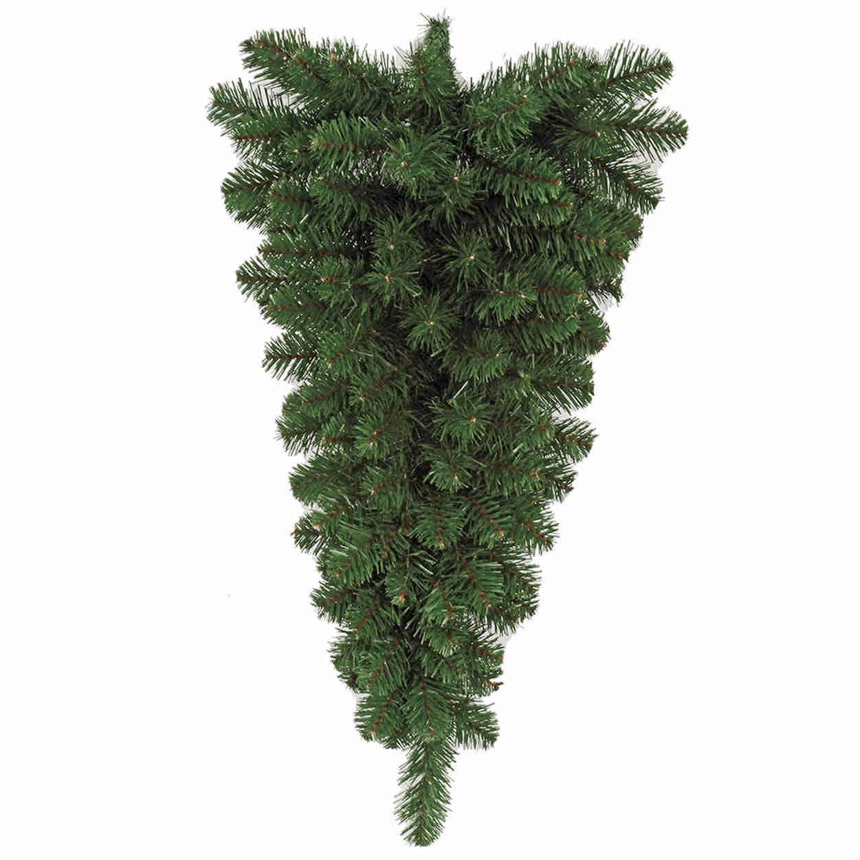 36" Artificial Oregon Pine Teardrop Swag - Green (Set of 4)