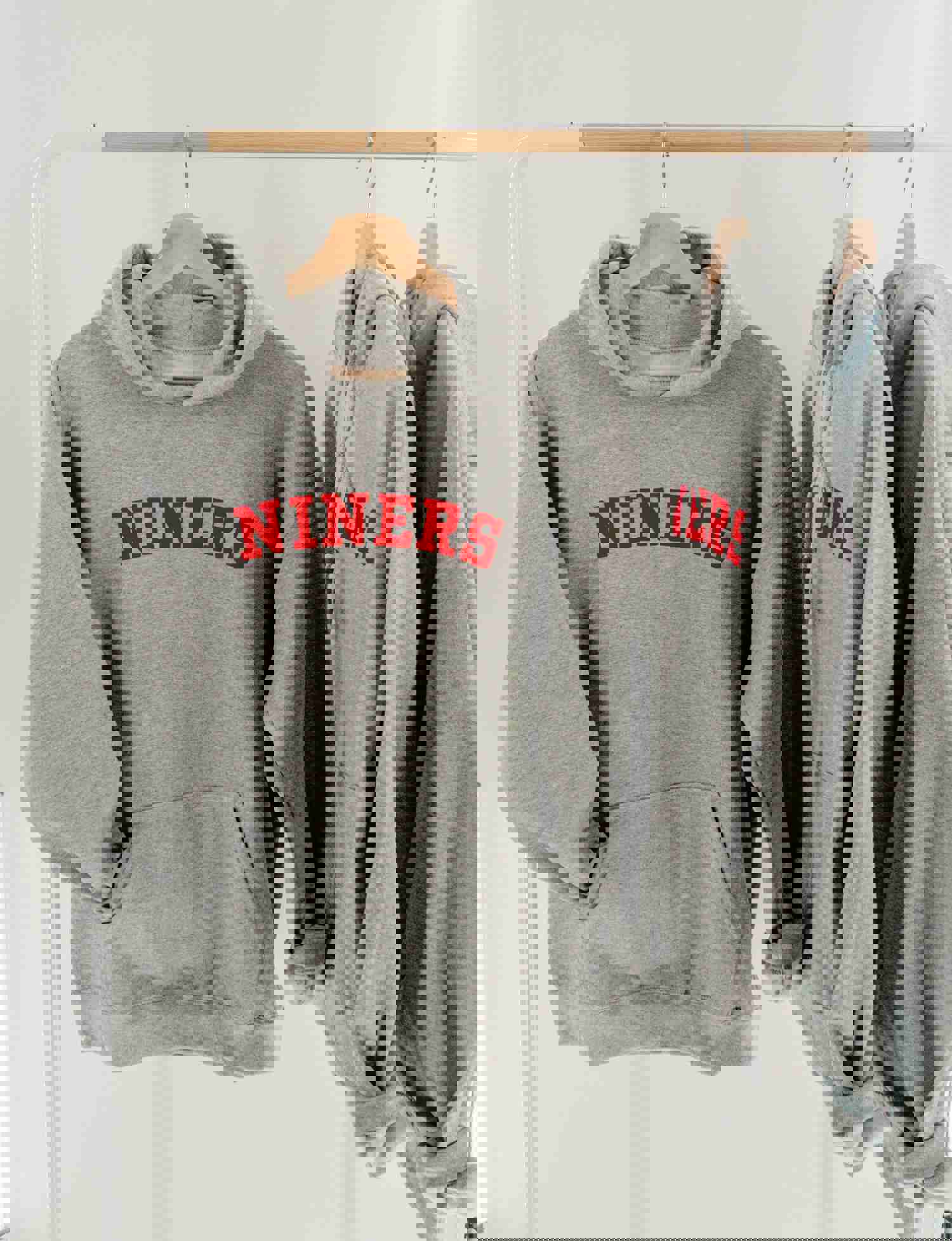 49ers Puffed Vinyl Hoodie - Show Your Team Spirit in Style