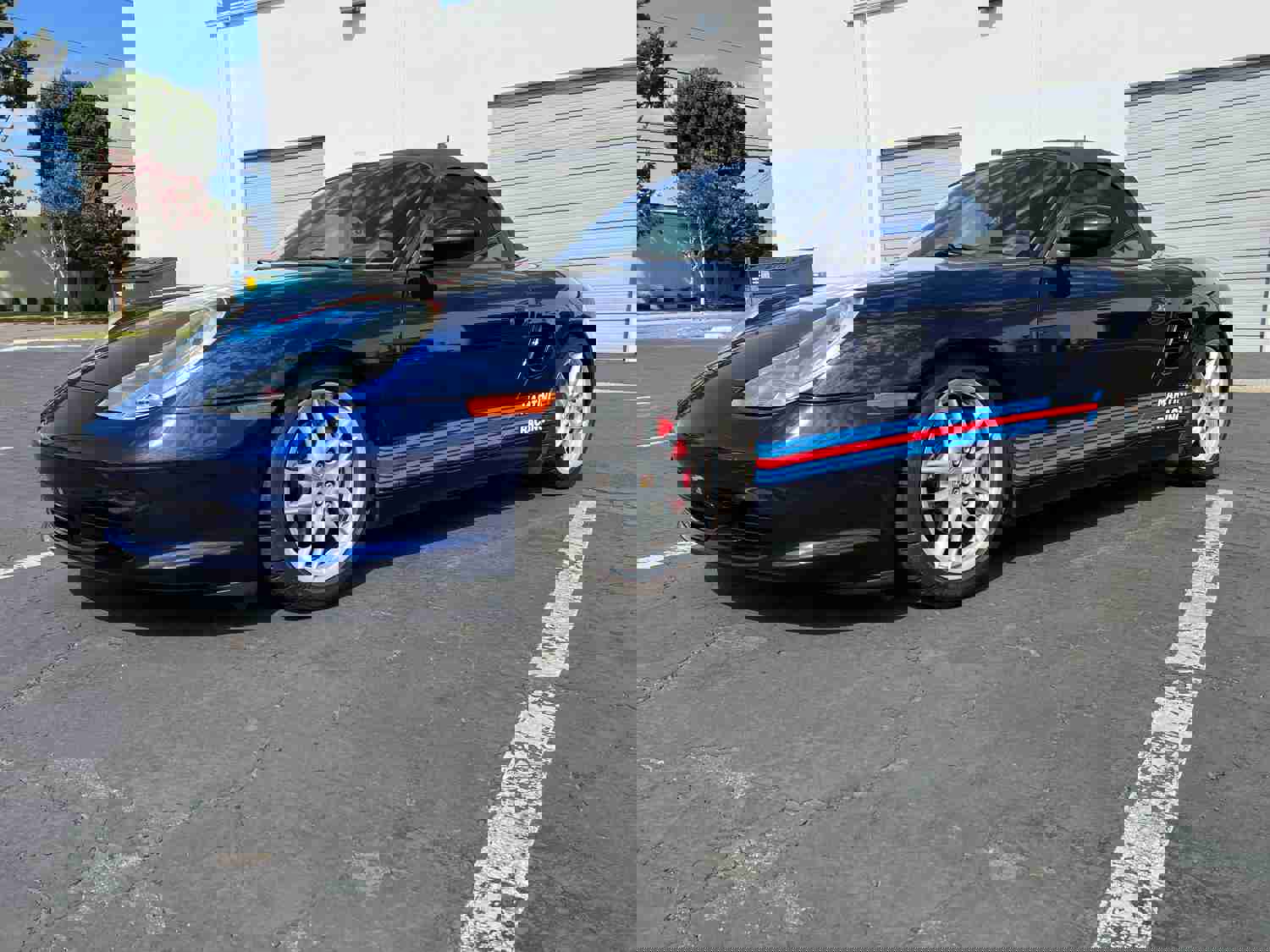 Martini Style Racing Stripes Decal Kit for Car Exterior