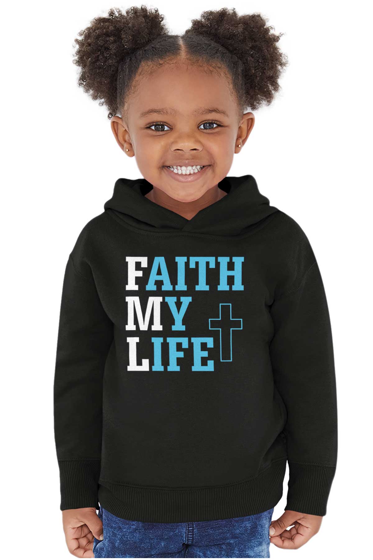 Faith-Inspired Toddler Hoodie, A Symbol of Strength