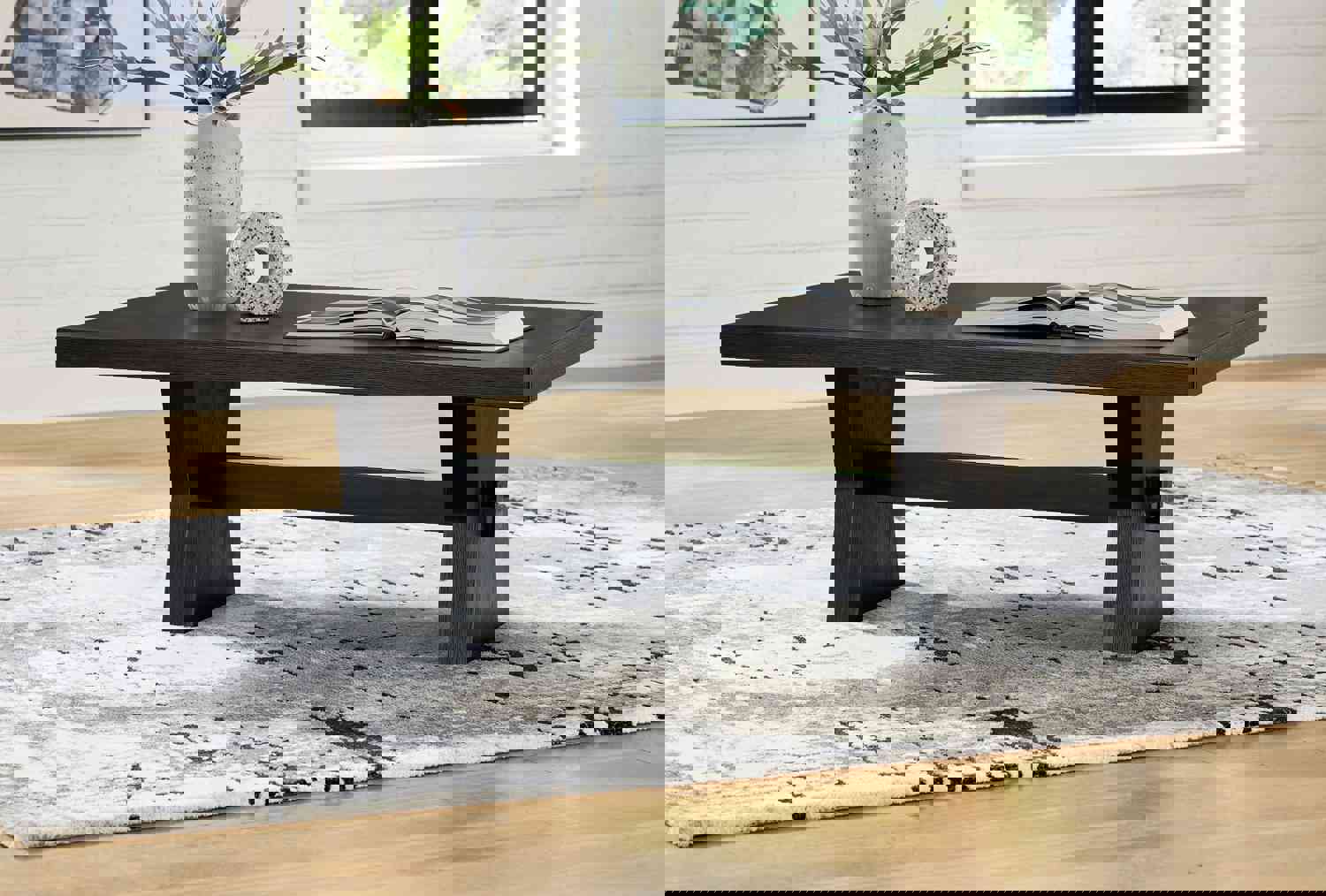 Rustic Modern Galliden Rectangular Cocktail Table