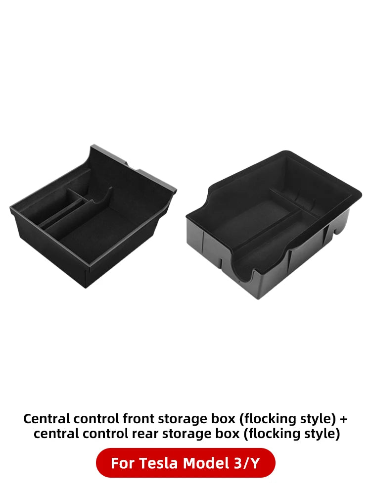 YZ Tesla Model 3/Y Storage Box Organizer with Hidden Compartments