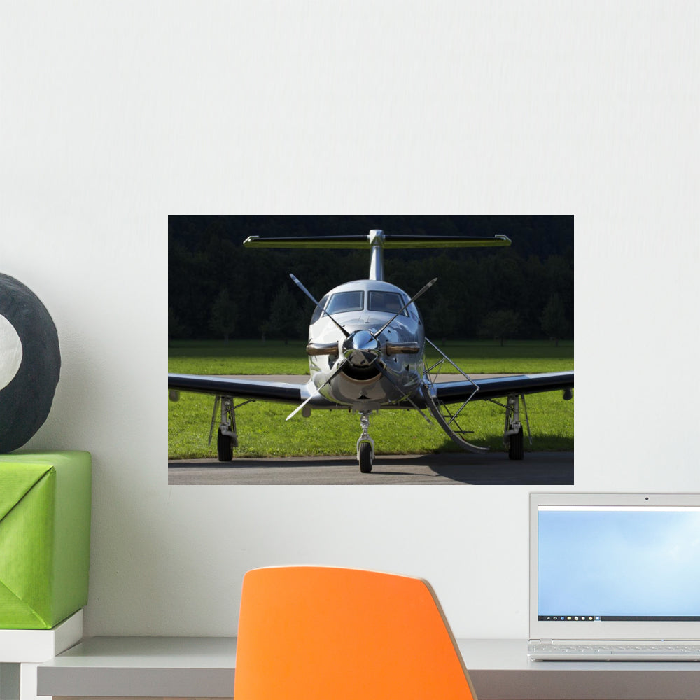 Pilatus PC-12 Private Jet Wall Decal - High-Quality Vinyl Art