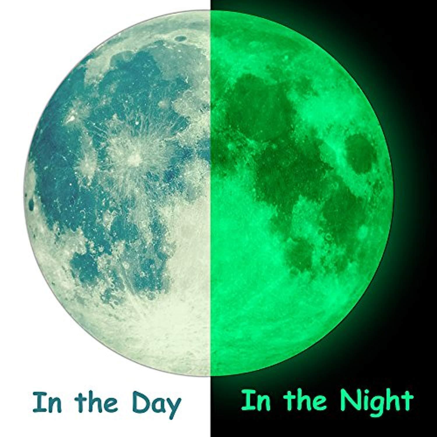 Glow-in-the-Dark Solar System Wall Stickers for Kids' Rooms