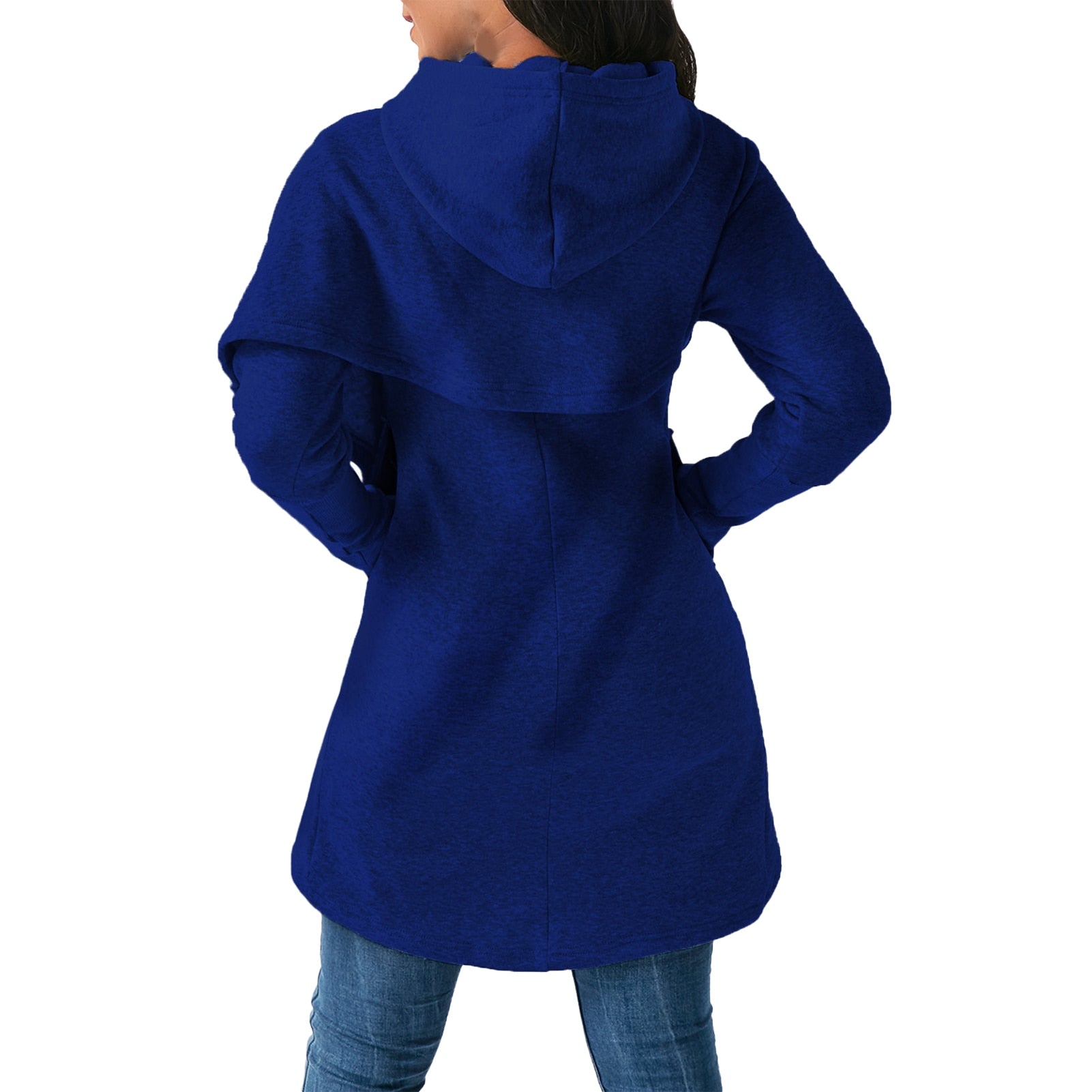 Faith Irregular Hoodie Sweatshirt
