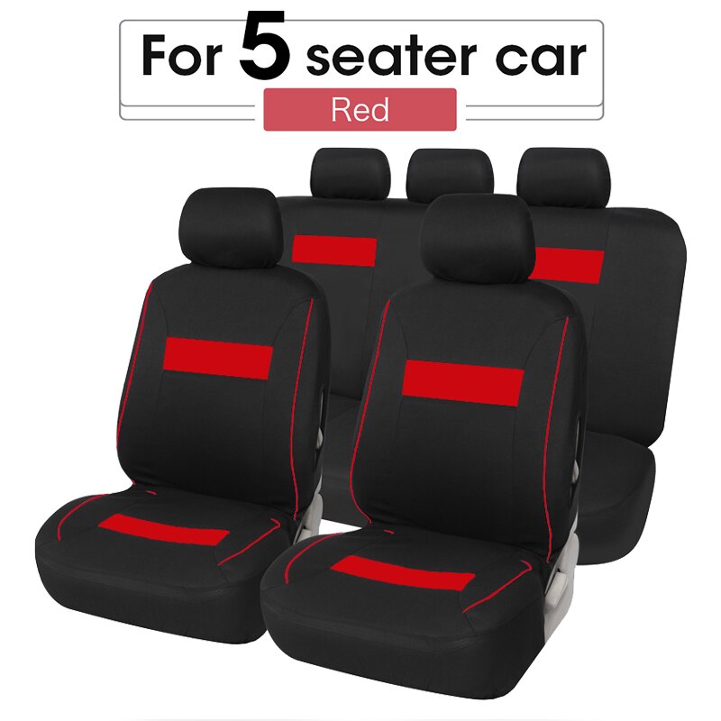 Universal Car Seat Cover Set for Chevrolet Onix, Hyundai HB20, and Other Cars