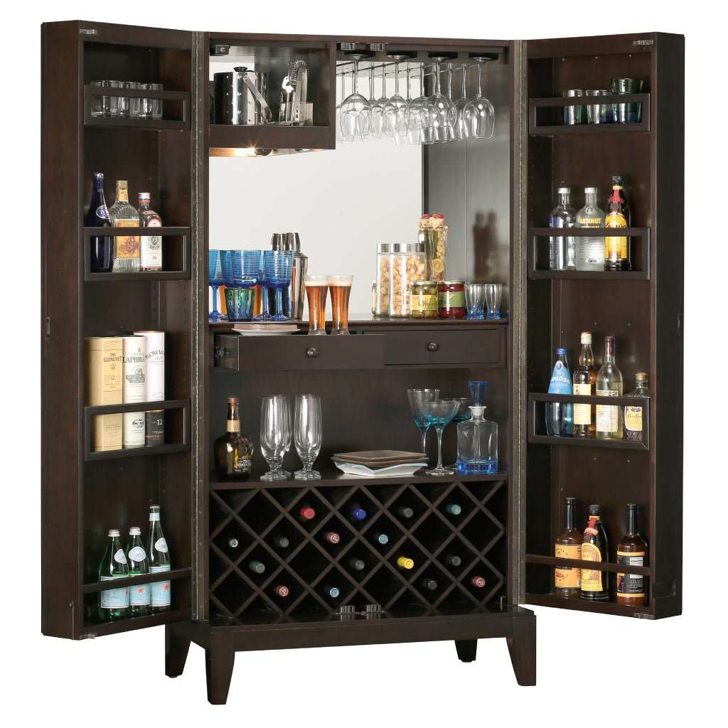 Howard Miller Barolo 695154 - Elegant Wine & Bar Cabinet