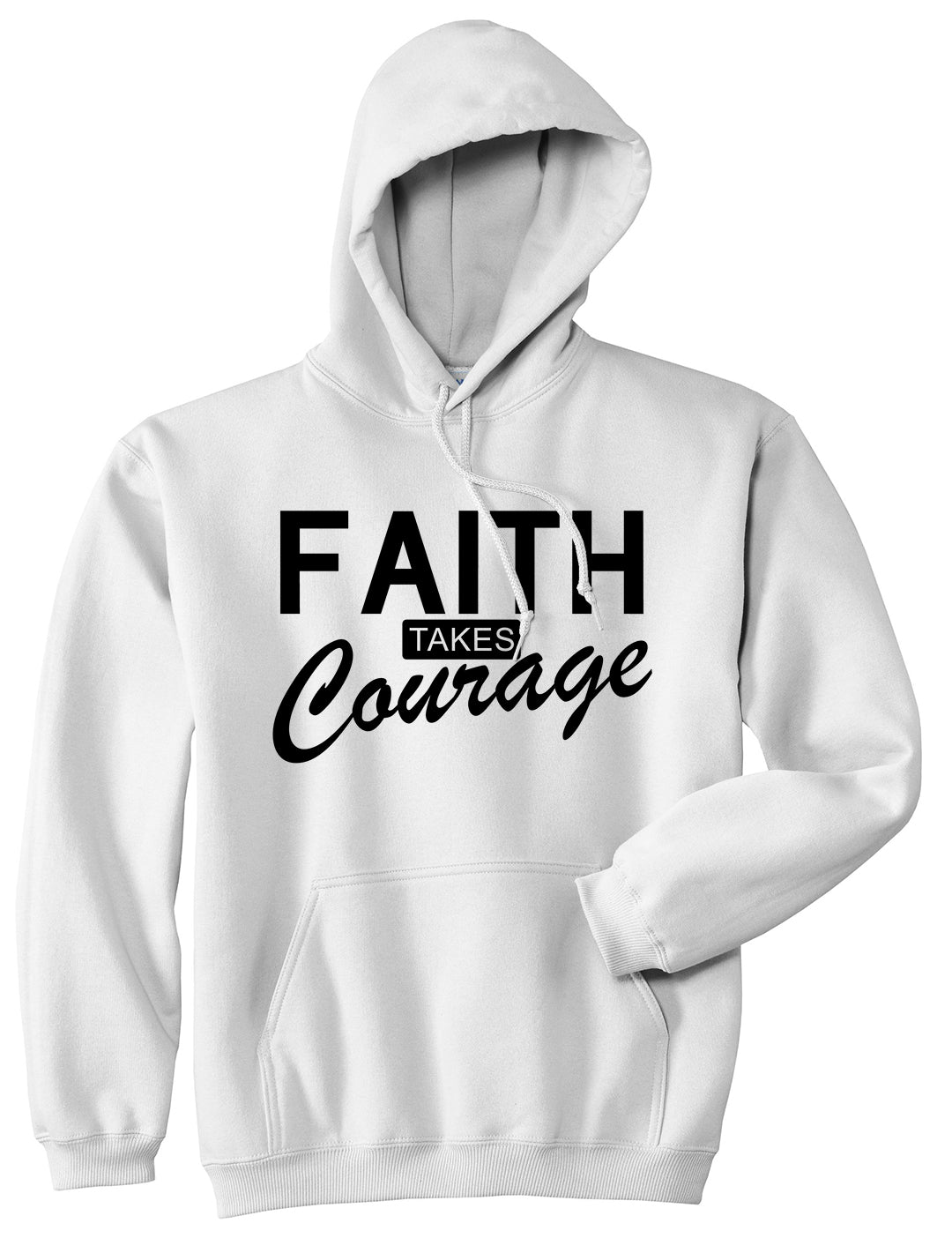Courageous Faith Men's Pullover Hoodie