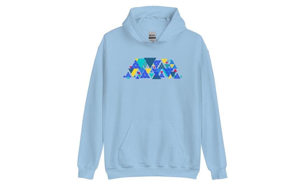 Geometric Pyraminx Hoodie - Cozy and Stylish Sweatshirt