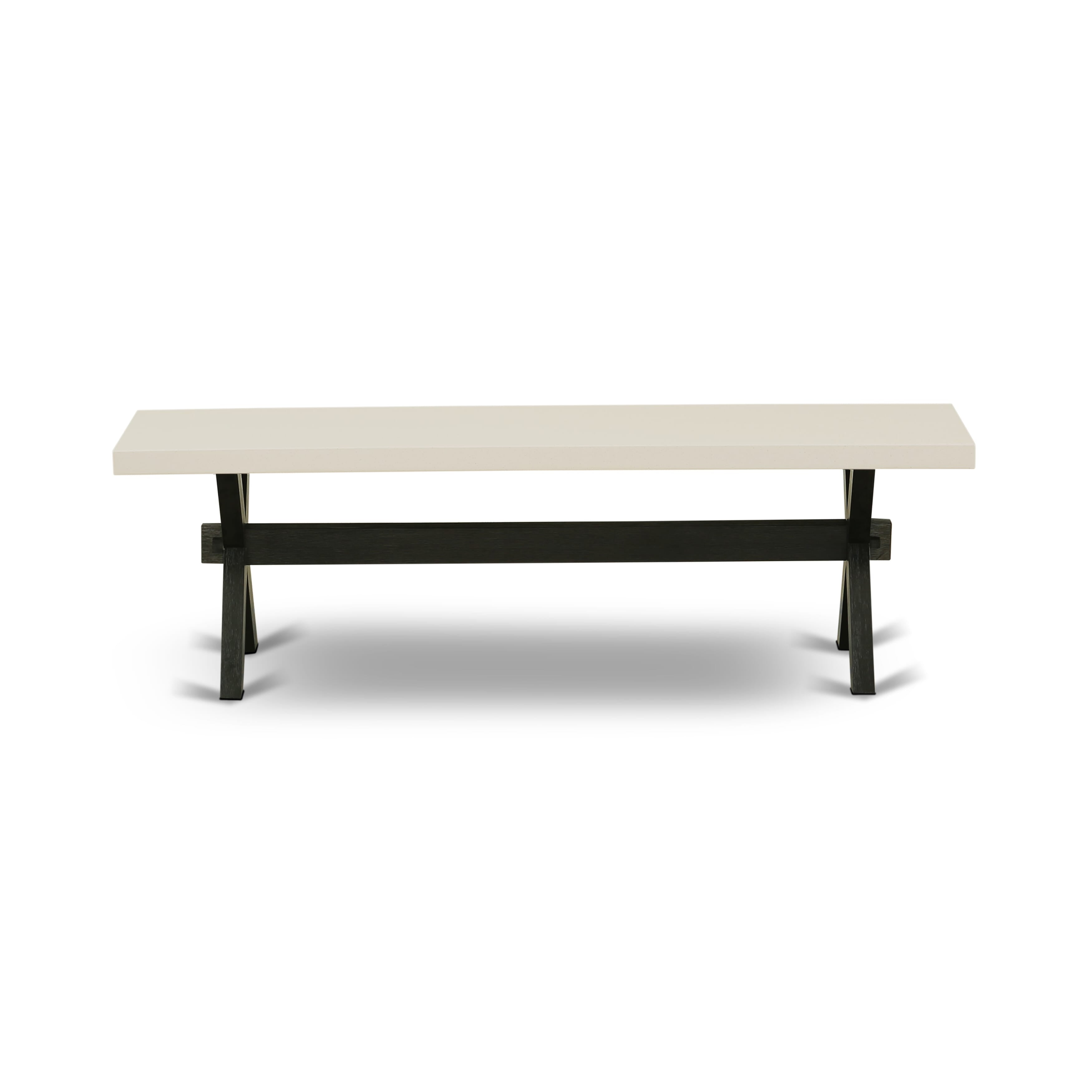 Elegant 6-Piece Dining Set with Rectangular Table, 4 Chairs, and Bench