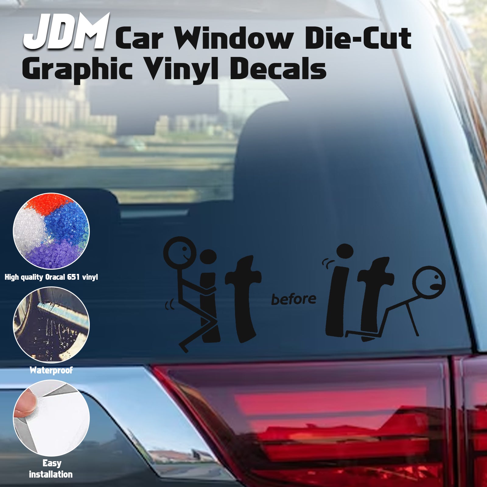 Xotic Tech "F*ck It Before It F*cks You" JDM Vinyl Decal Sticker