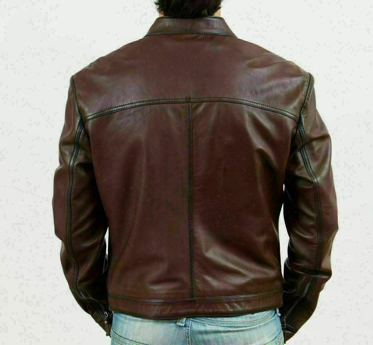 Custom Tailored Vintage Leather Jacket for Men & Women