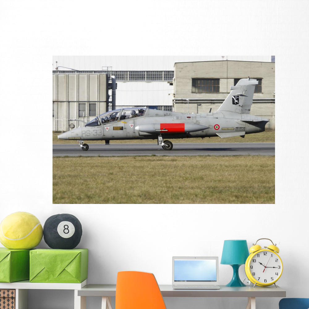 Italian Air Force Themed Wall Decal - Mb-339cd
