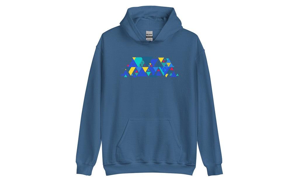 Geometric Pyraminx Hoodie - Cozy and Stylish Sweatshirt