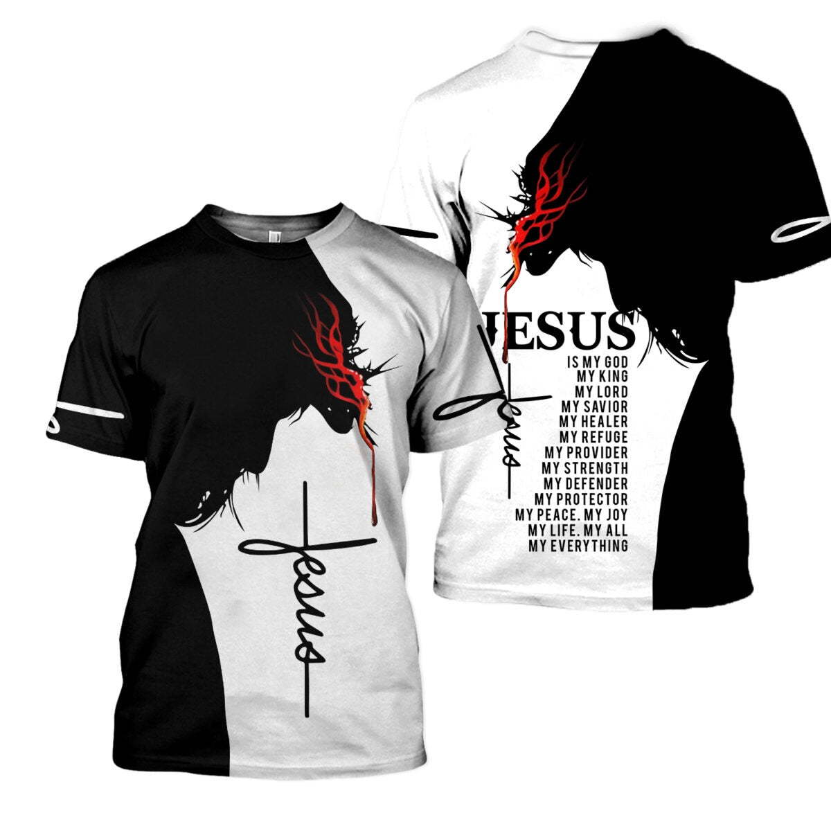 Customizable Easter Jesus 3D Printed Hoodie