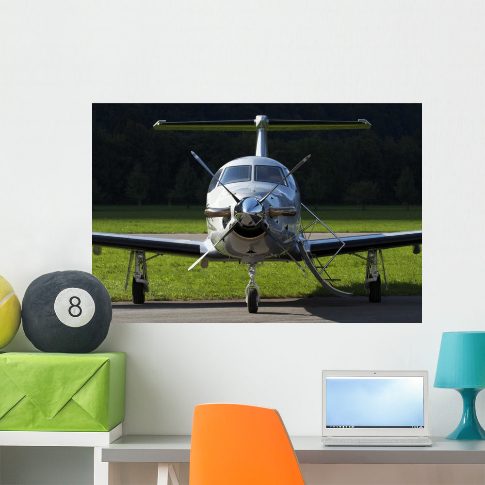 Pilatus PC-12 Private Jet Wall Decal - High-Quality Vinyl Art