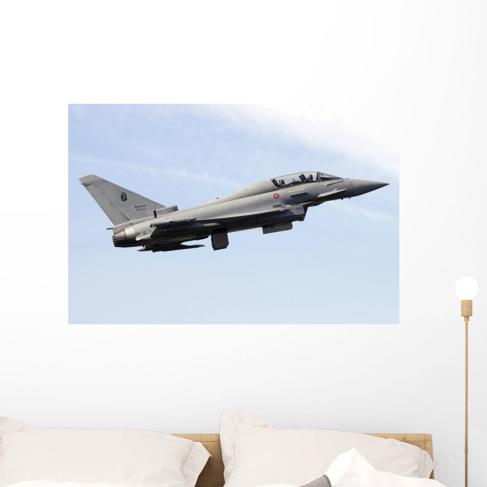 Eurofighter Typhoon 2000 Italian Wall Decal - Vibrant Aviation Decor