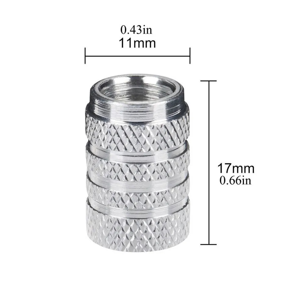 Upgraded Aluminum Car Tire Valve Stem Caps