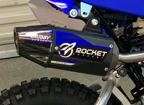 Chubby Pitbike Exhaust Replacement Decals Set