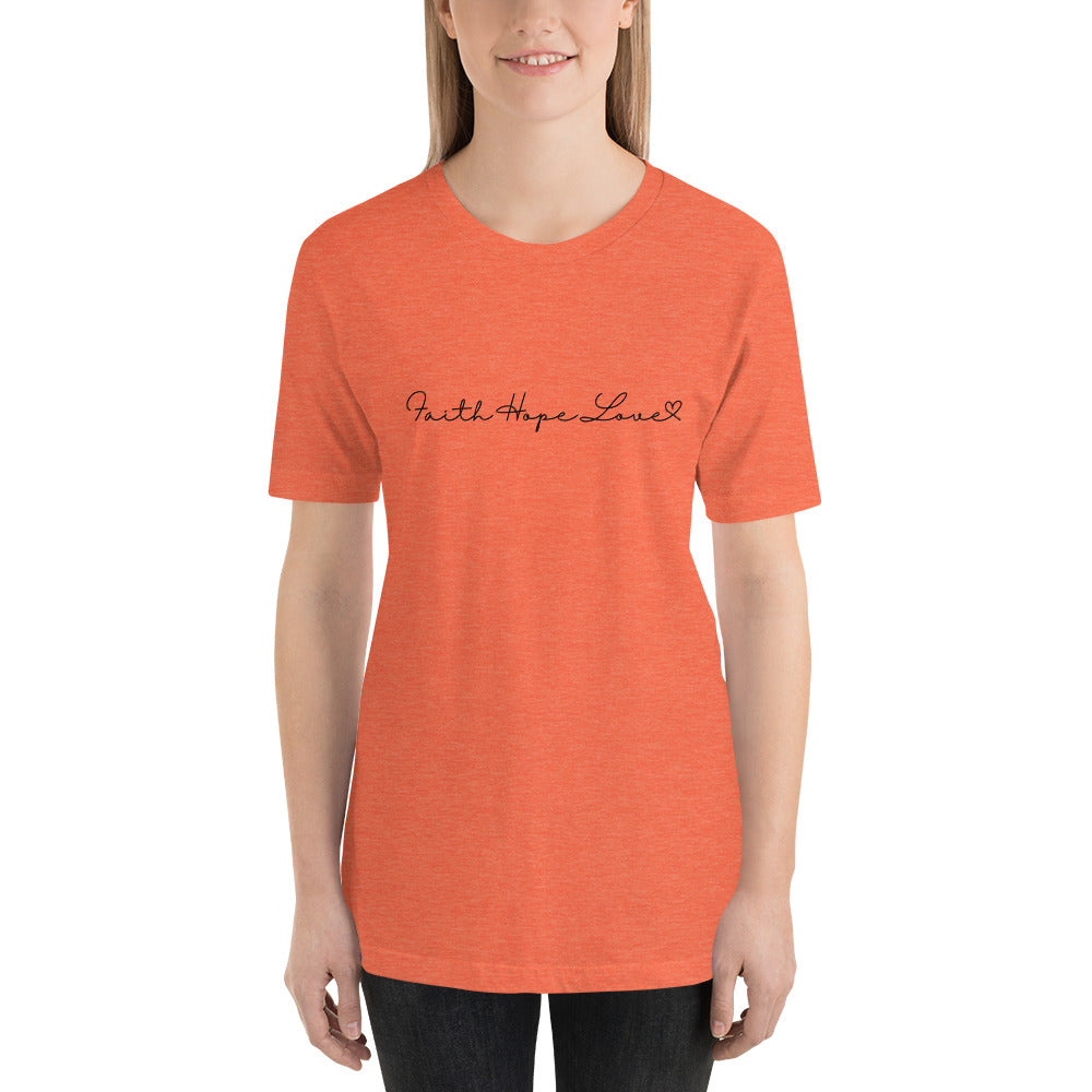 Faith, Hope & Love Inspirational T-Shirt