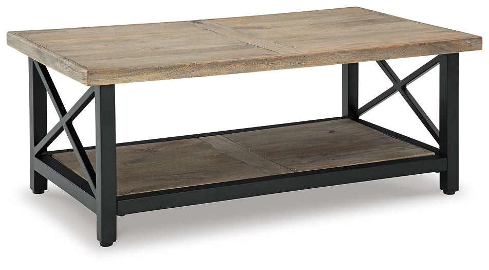 Rustic Urban Style Rectangular Coffee Table