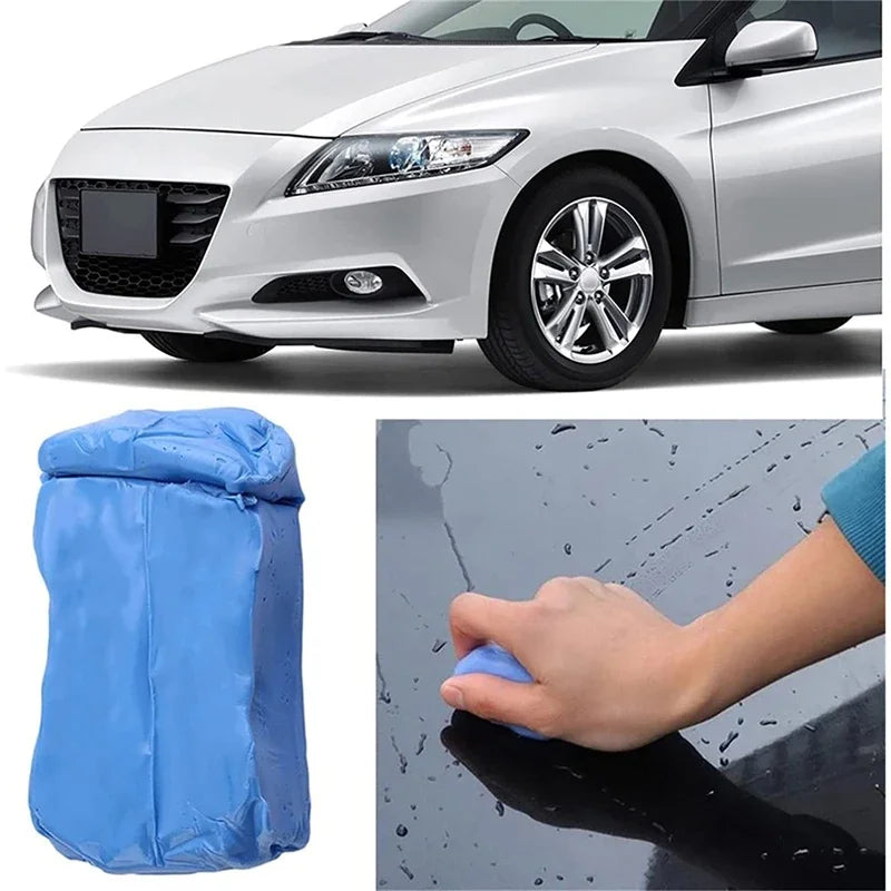 Enhanced Clay Bar Car Cleaning Kit - Magic Blue Detailing Mud for Deep Clean