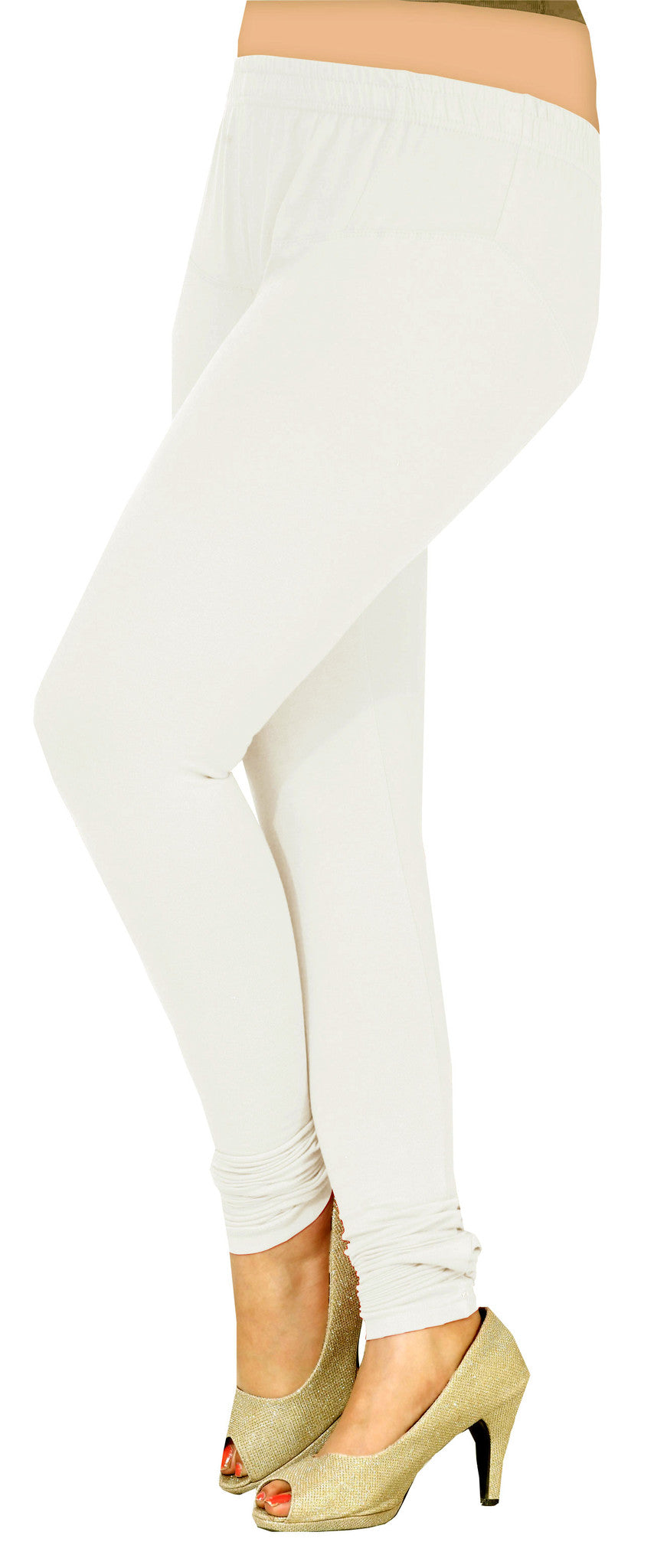Women's Super Stretchable Churidar Leggings - India Fashion