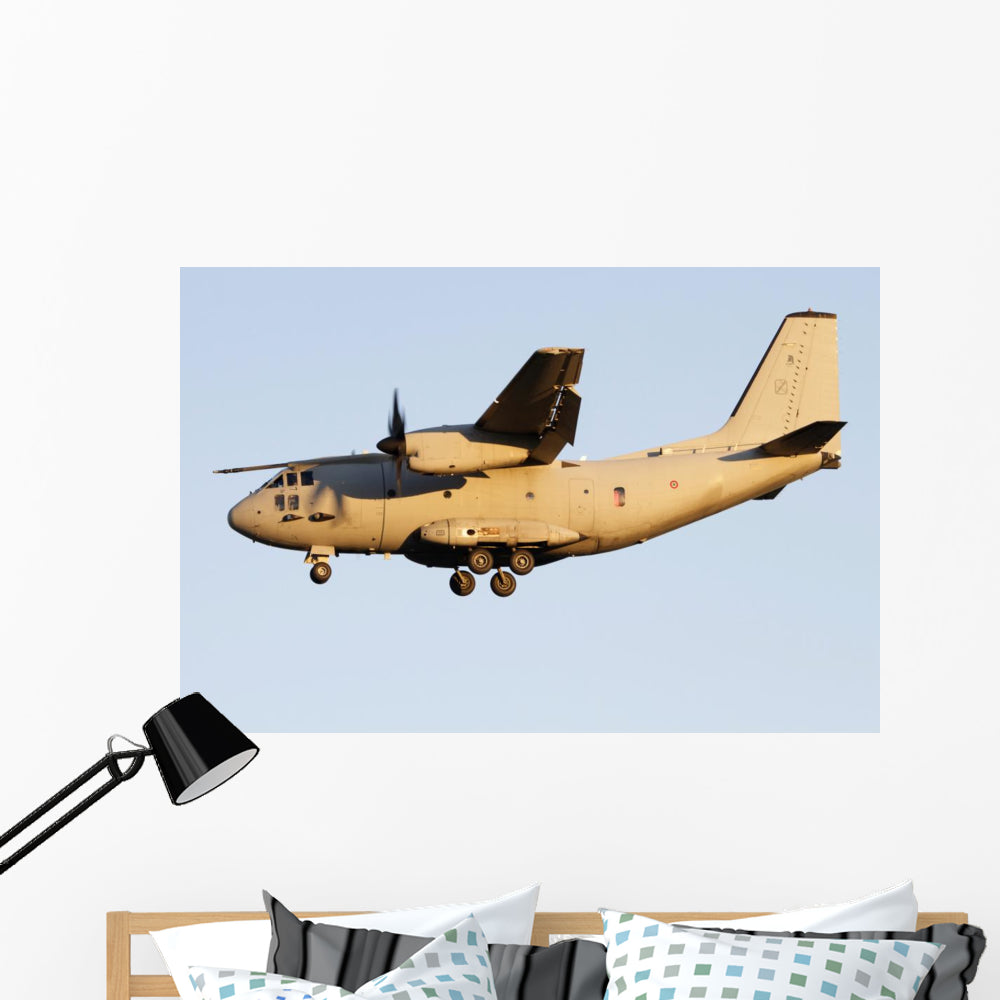 Alenia C-27j Spartan Italian Tan Wall Decal - Vibrant Decor for Any Space