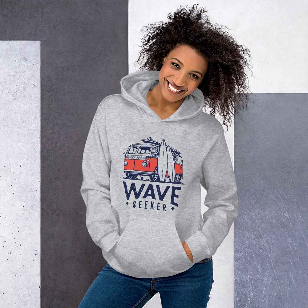 Cozy Wave Seeker Unisex Hoodie