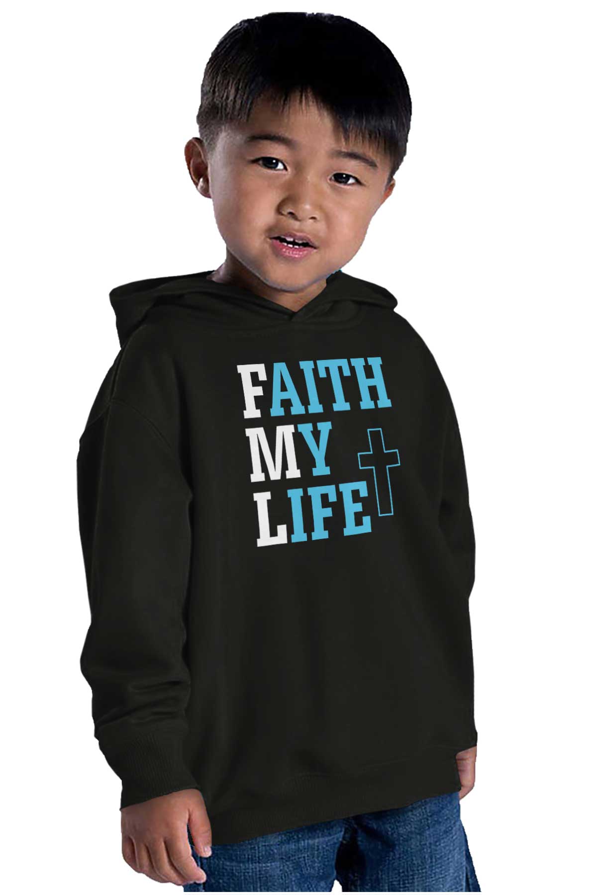 Faith-Inspired Toddler Hoodie, A Symbol of Strength