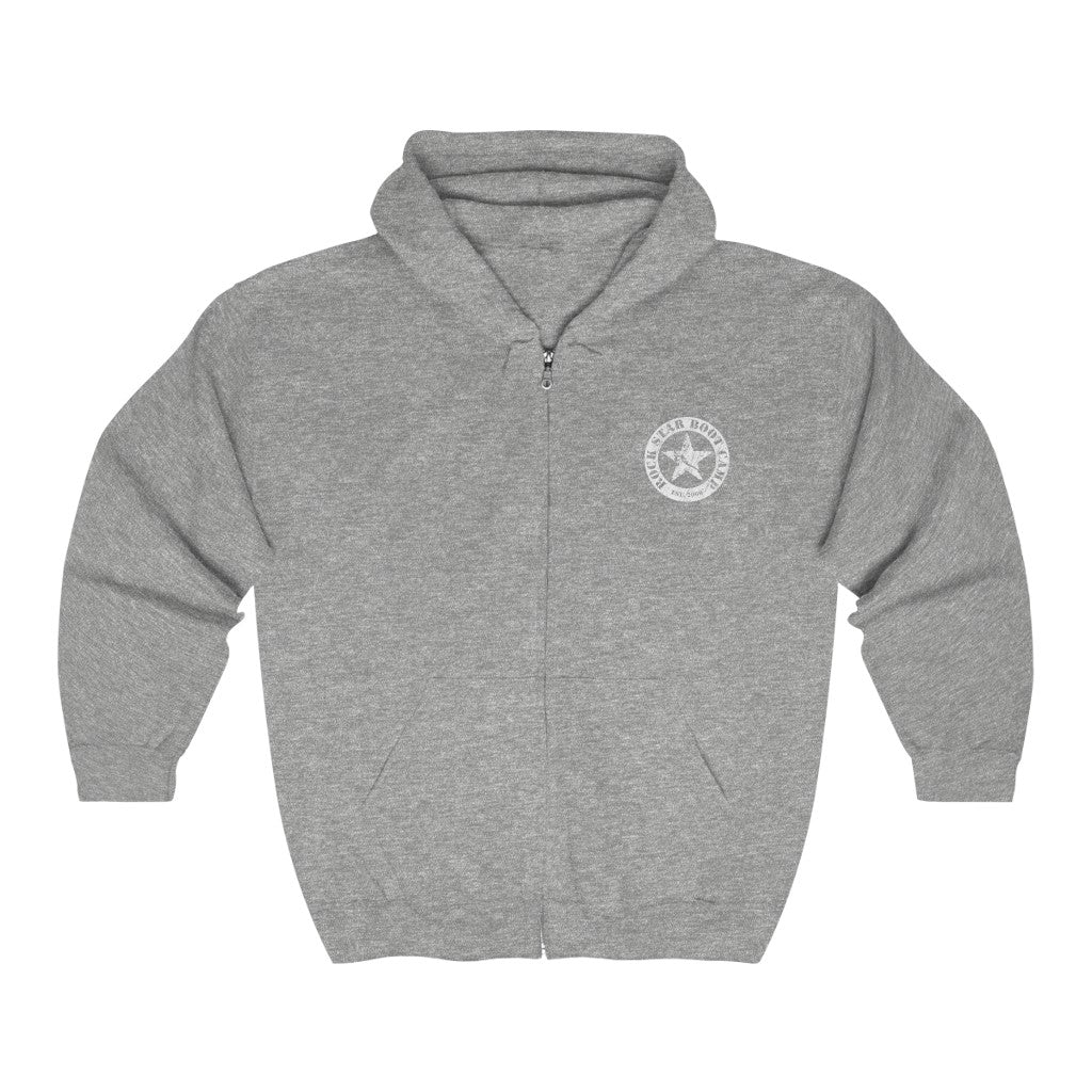 RSBC Poly/Cotton Blend Full Zip Hoodie - Soft Fleece, Classic Comfort