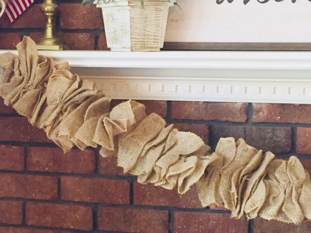 Elegant Ruffled Burlap Garland for Festive Decor