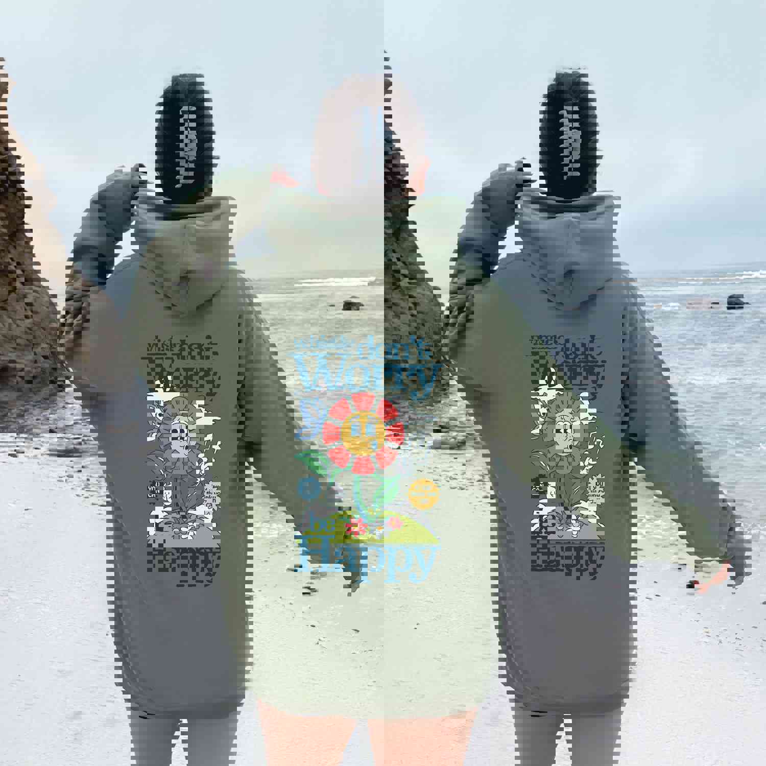 Cozy & Stylish 'Don't Worry Be Happy' Hoodie