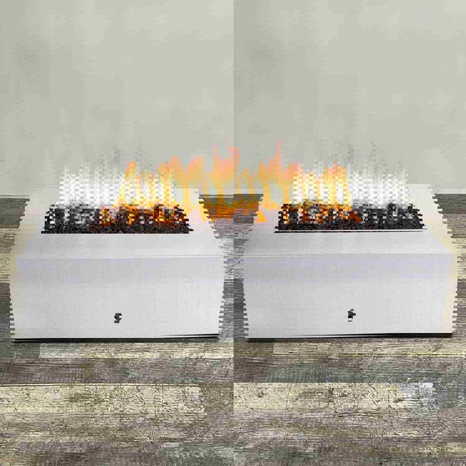 Starfire Designs Gravity Rectangle Stainless Steel Gas Fire Pit