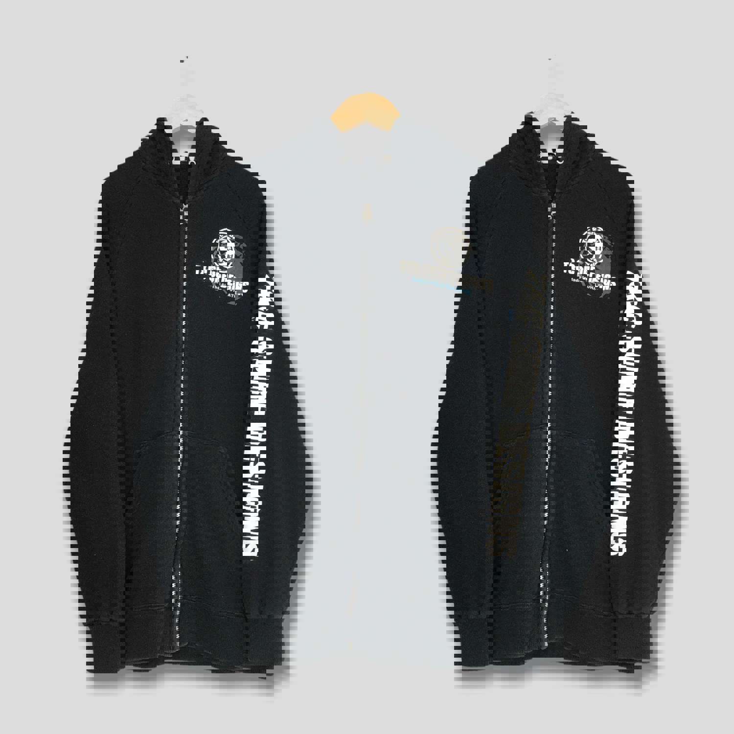 Vintage T&C Surf Designs Hoodie Sweater in Black, Size M