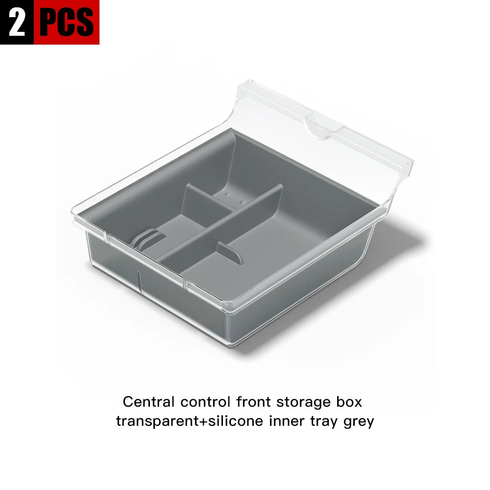YZ Tesla Model 3/Y Storage Box Organizer with Hidden Compartments