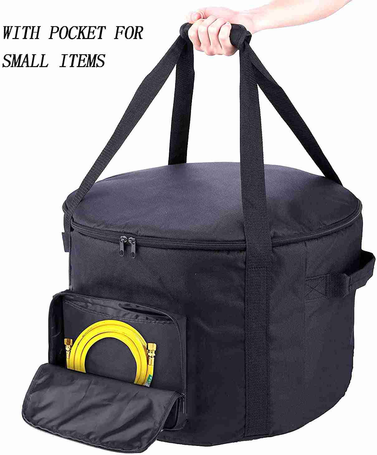 SIRUITON Outdoor Fire Pit Bag, Waterproof Travel Case for 19" Propane Gas Fire Pit