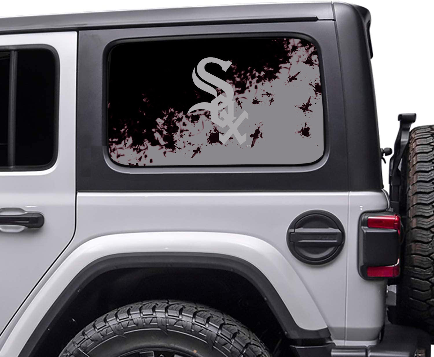 Chicago White Sox MLB Side Window Decal for Jeep Wrangler